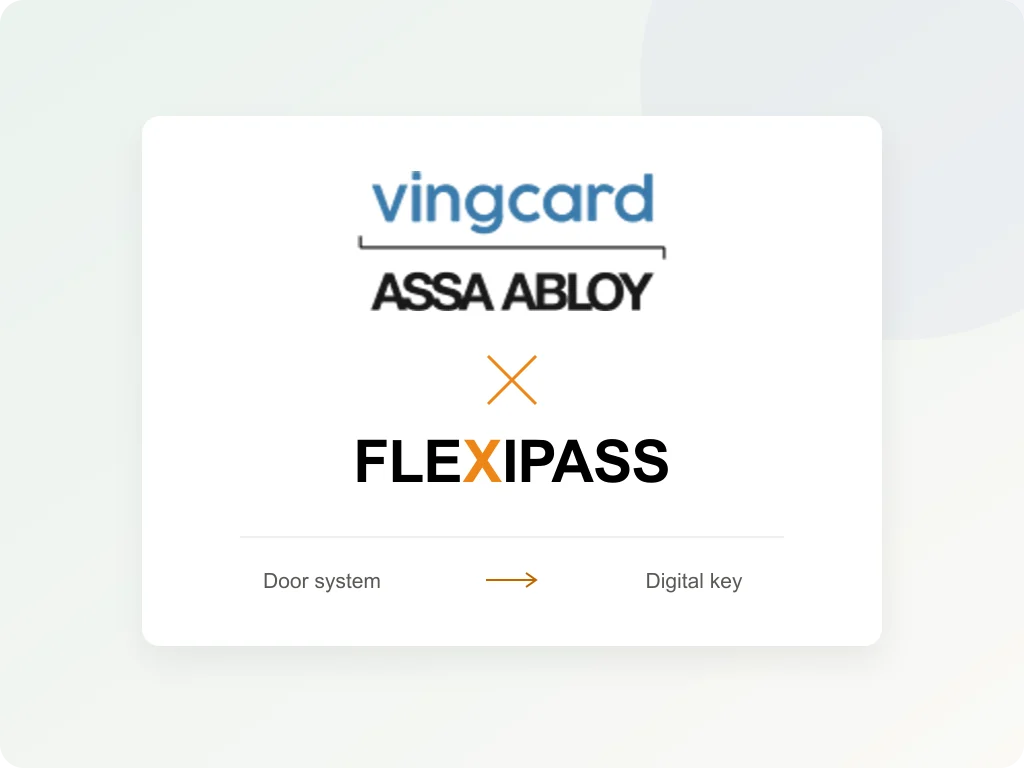 Vingcard Allure and FLEXIPASS: door system to digital key
