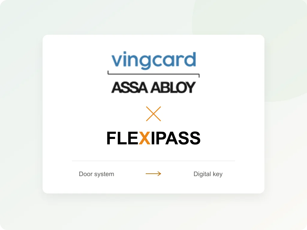 Vingcard Vostio and FLEXIPASS: door system to digital key