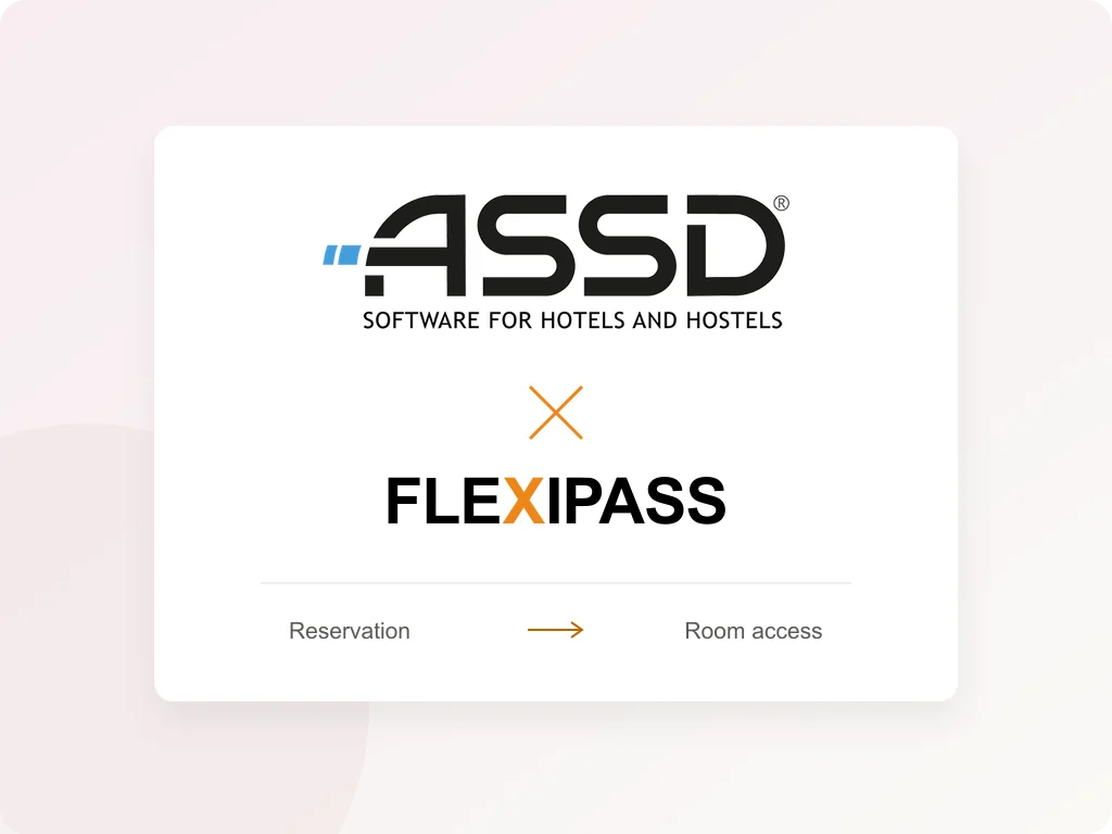 ASSD und FLEXIPASS: von der Reservierung zum Zimmerzugang