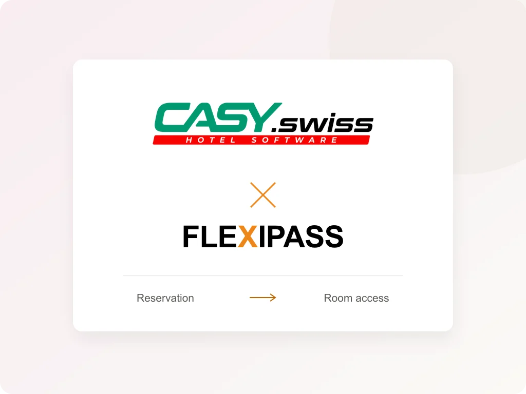 CASY og FLEXIPASS: fra reservasjon til romadgang