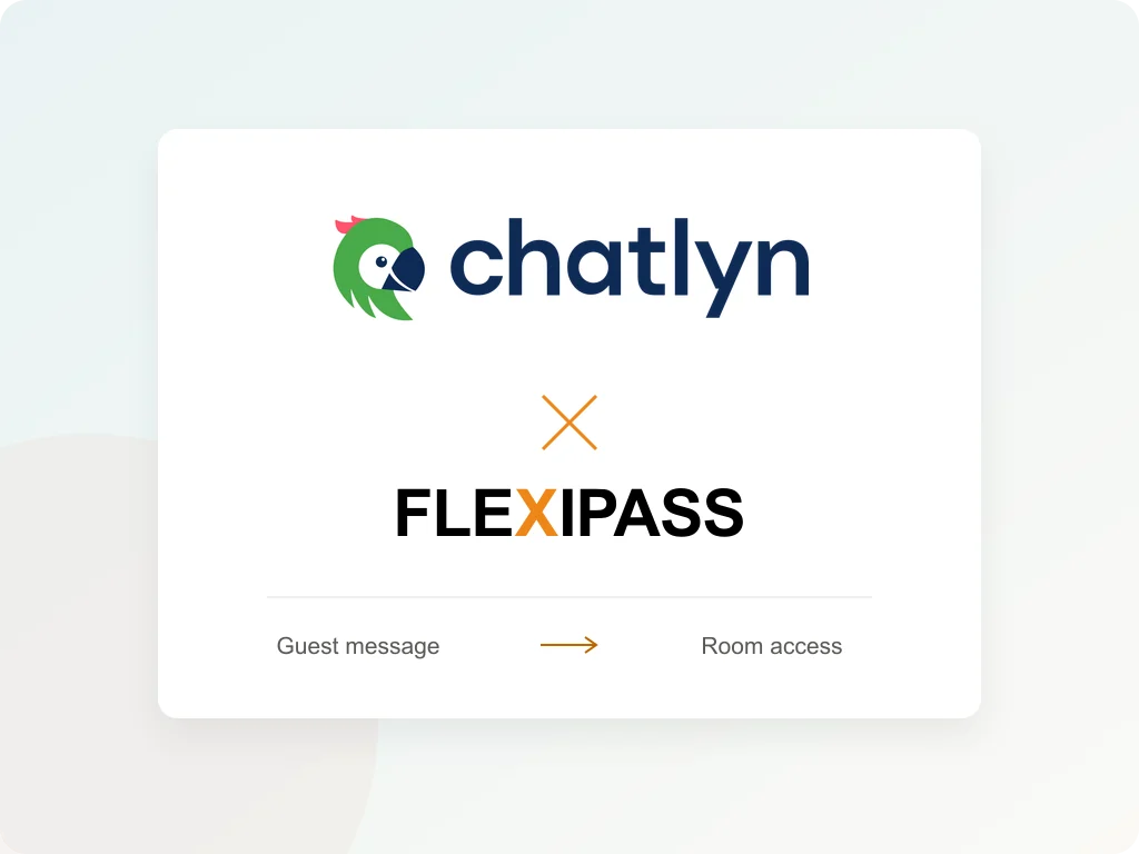 Chatlyn and FLEXIPASS: guest message to room access