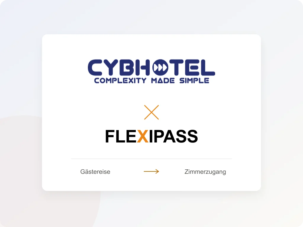 Cybhotel by Antoptima und FLEXIPASS: von der Gästereise zum Zimmerzugang