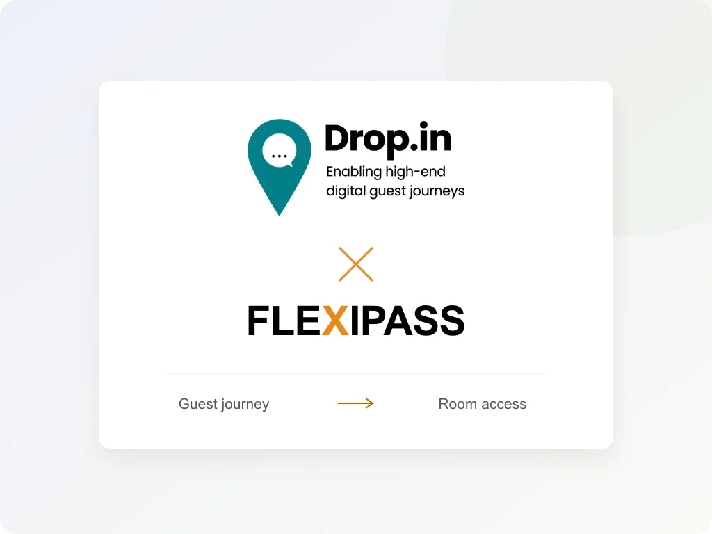 Drop.in and FLEXIPASS: guest journey to room access