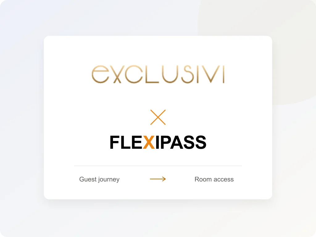 Exclusivi and FLEXIPASS: guest journey to room access