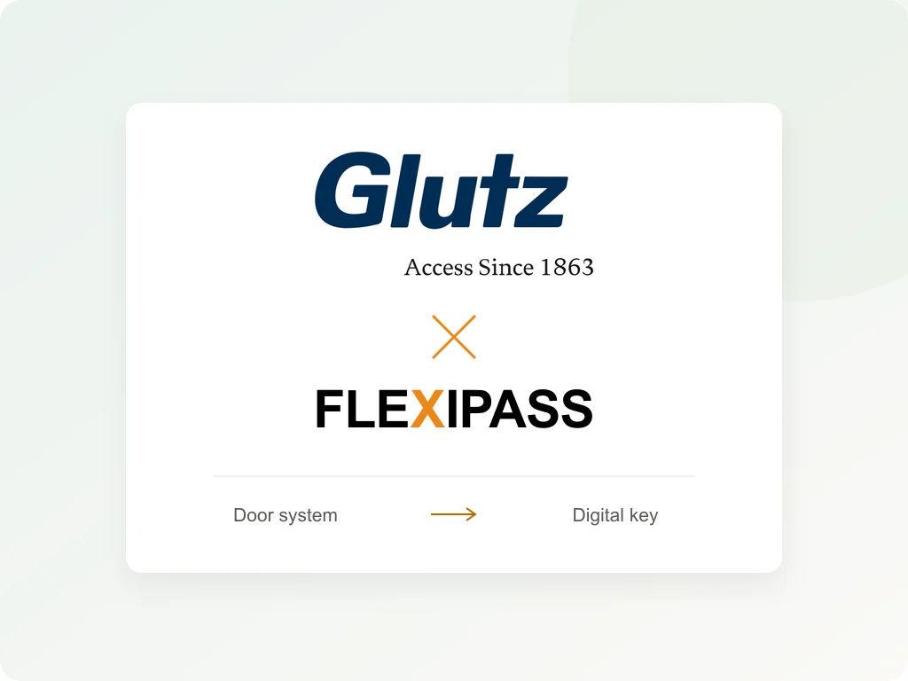 Glutz and FLEXIPASS: door system to digital key