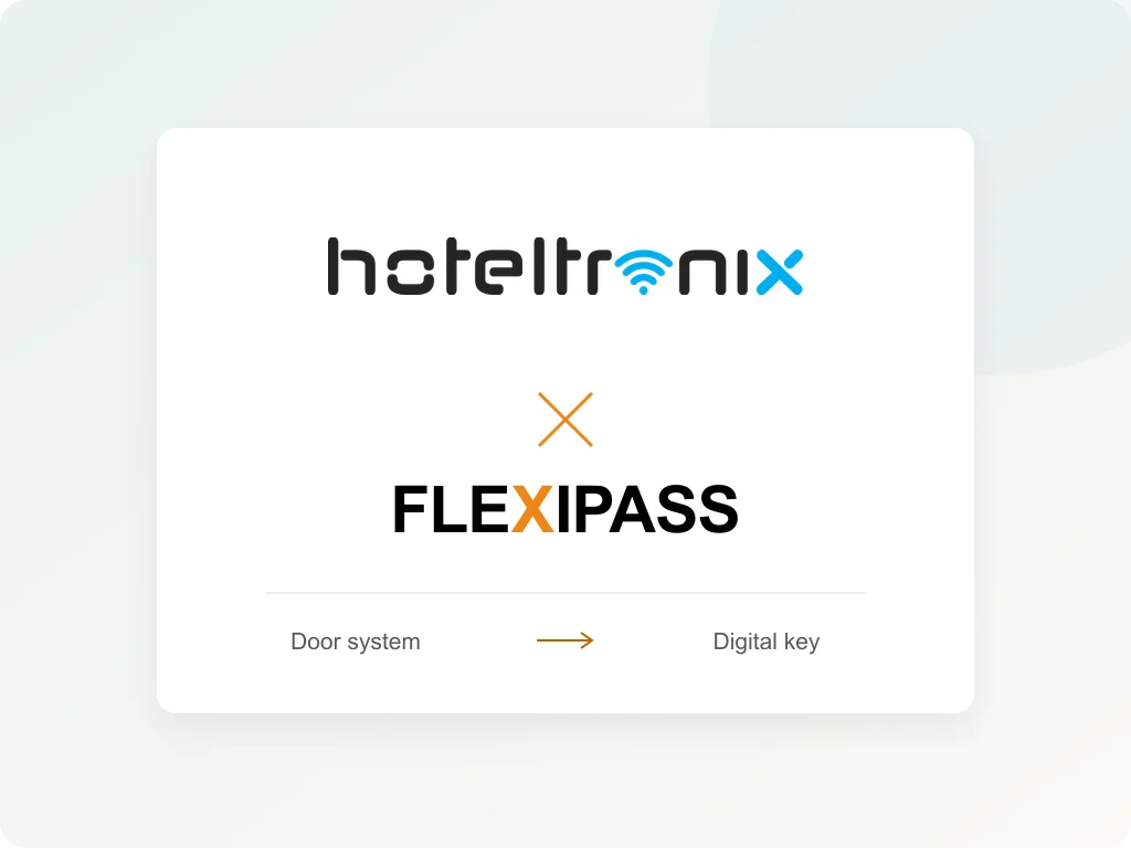 Hoteltronix and FLEXIPASS: door system to digital key