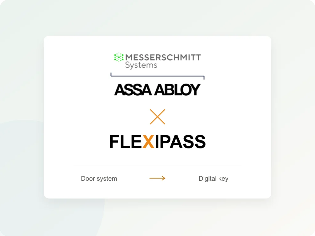 Messerschmitt and FLEXIPASS: door system to digital key