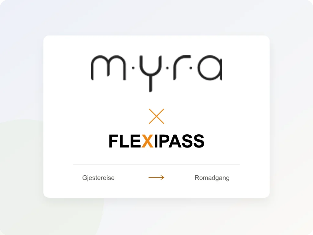 Myra.es og FLEXIPASS: fra gjestereise til romadgang