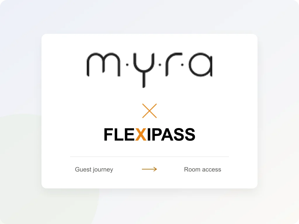 Myra.es and FLEXIPASS: guest journey to room access