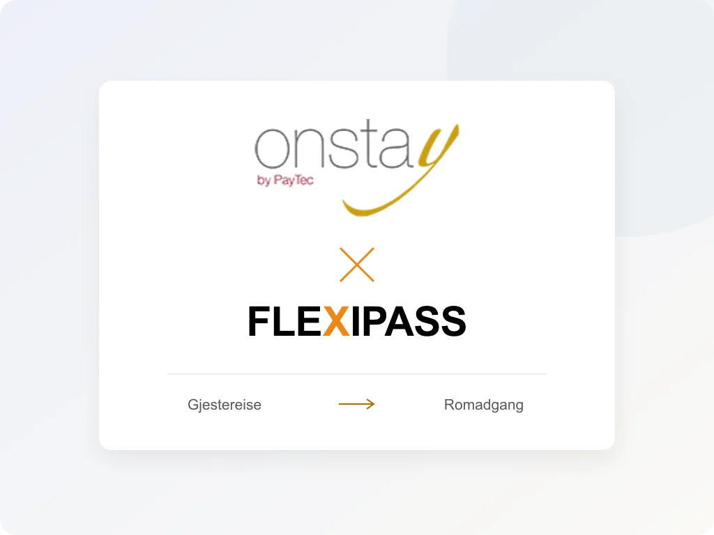 OnStay og FLEXIPASS: fra gjestereise til romadgang