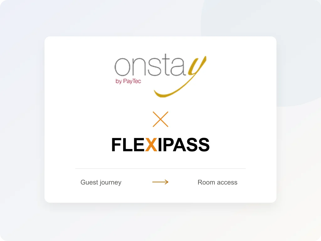 OnStay and FLEXIPASS: guest journey to room access