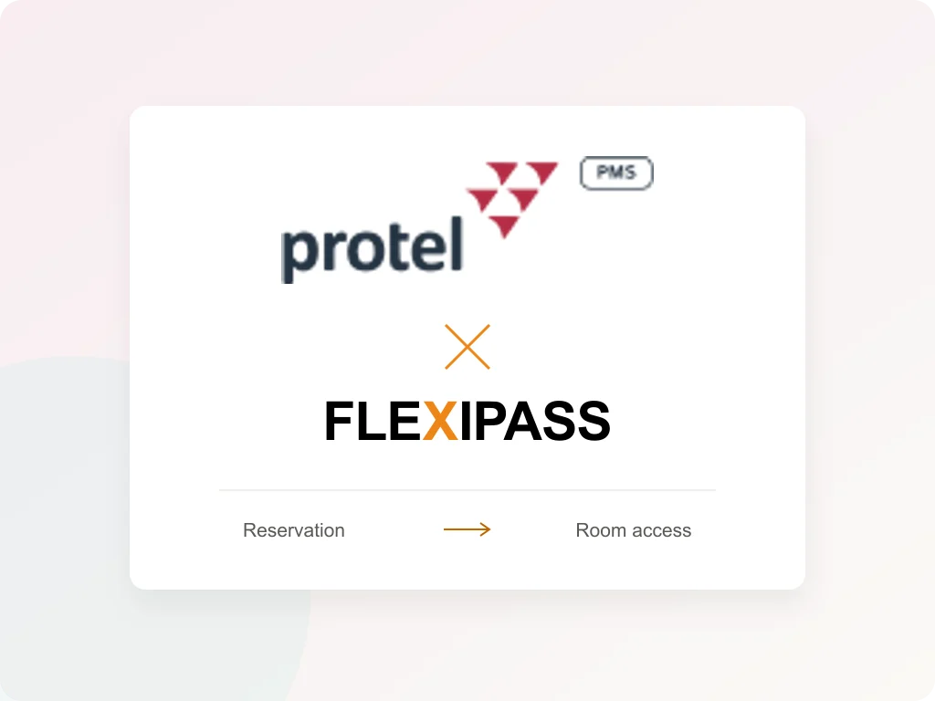 Protel und FLEXIPASS: von der Reservierung zum Zimmerzugang
