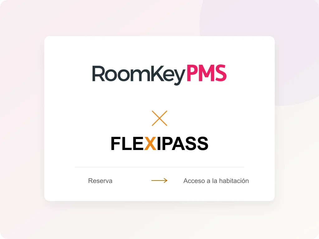 RoomKey PMS y FLEXIPASS: de la reserva al acceso a la habitación