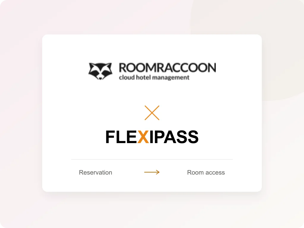 RoomRaccoon and FLEXIPASS: reservation to room access