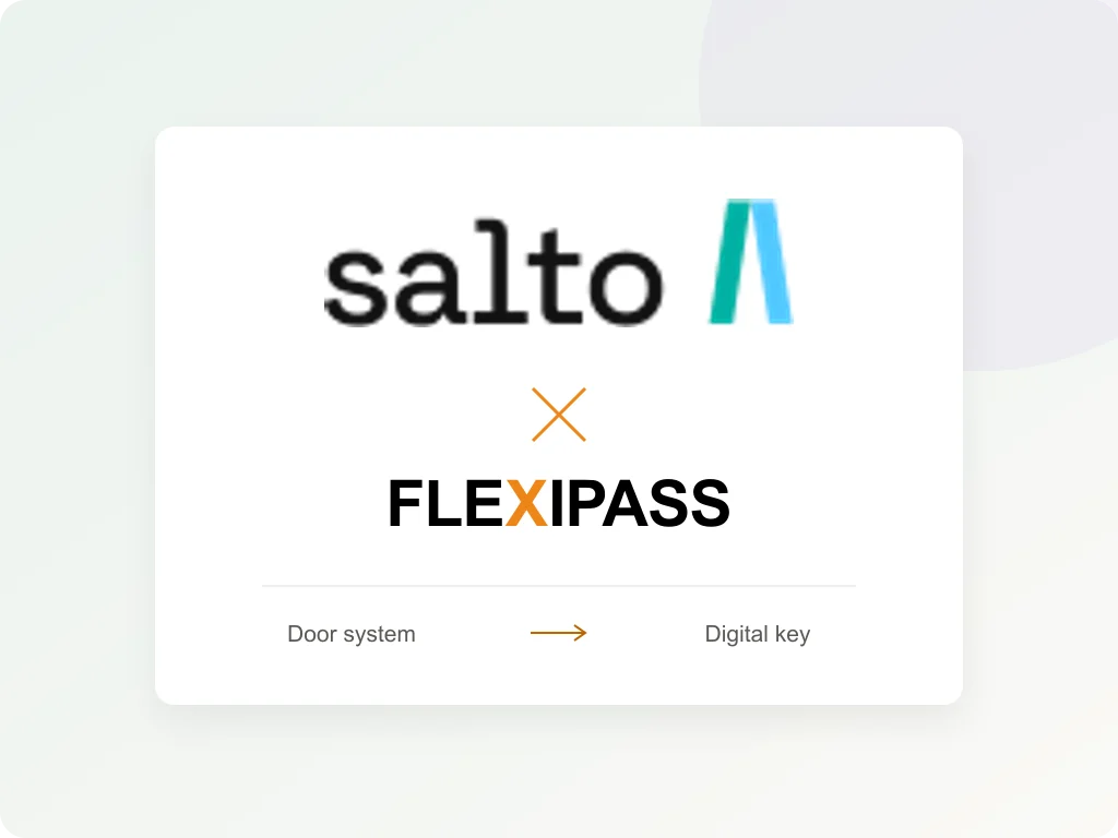SALTO and FLEXIPASS: door system to digital key