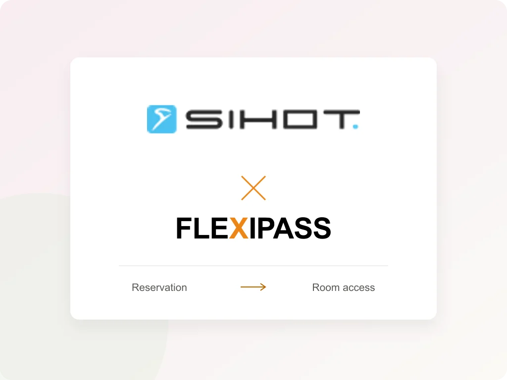 SIHOT and FLEXIPASS: reservation to room access