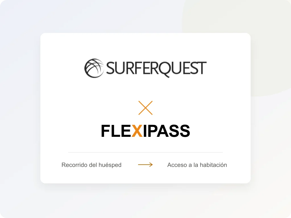 Surferquest y FLEXIPASS: del recorrido del huésped al acceso a la habitación