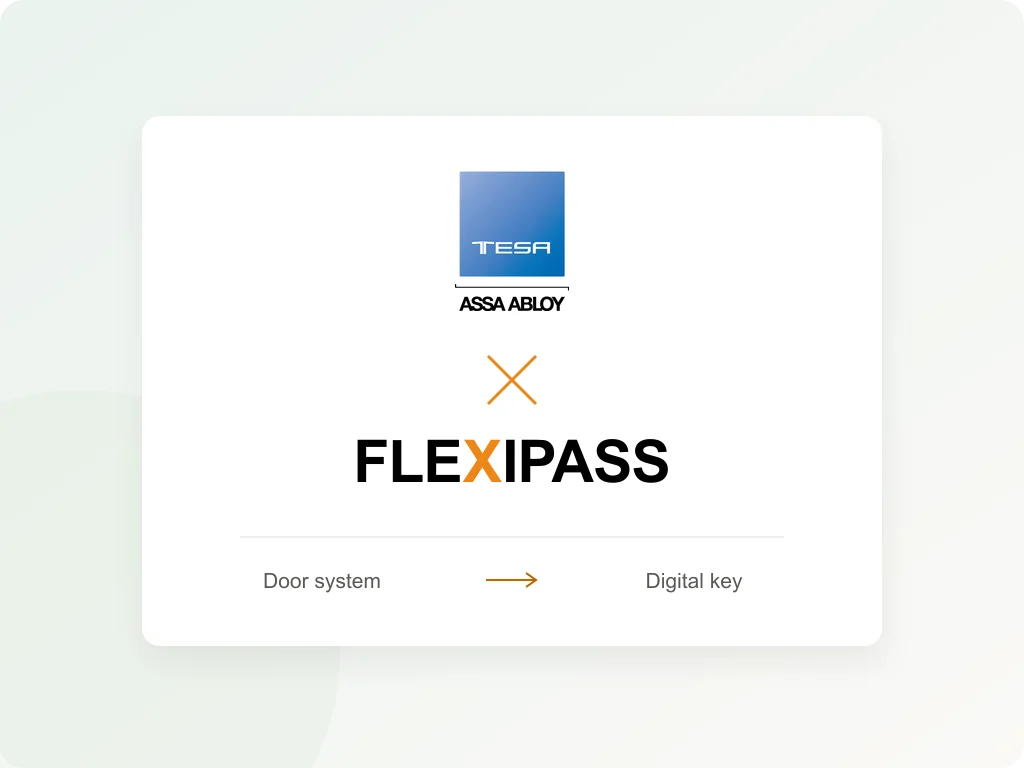 TESA ASSA ABLOY and FLEXIPASS: door system to digital key